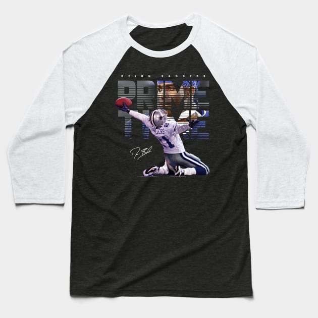 Deion Sanders Cowboys Baseball T-Shirt by Juantamad